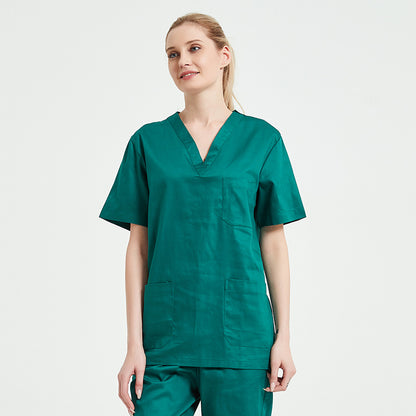 Cotton & Polyester Nursing Scrubs Set Machine & Hand Washable