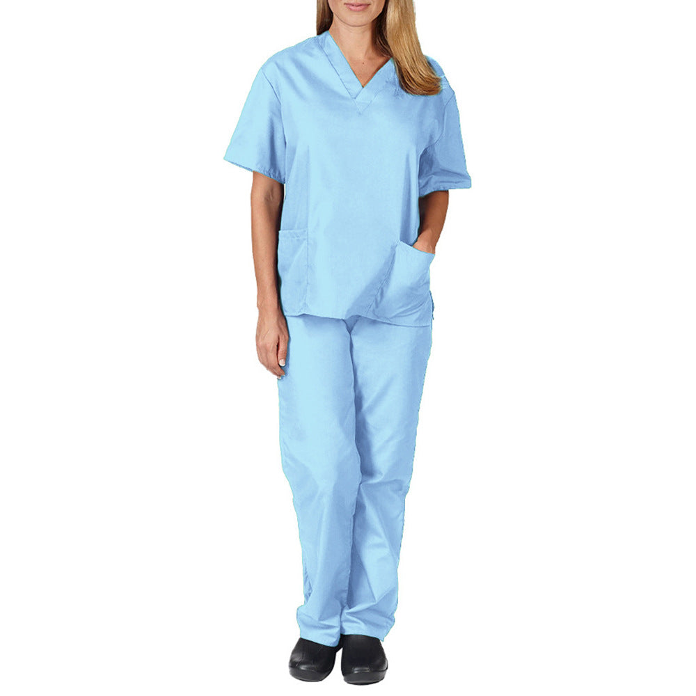 Cotton Nursing Scrubs Set for Women Surgical Medical Scrub Suit