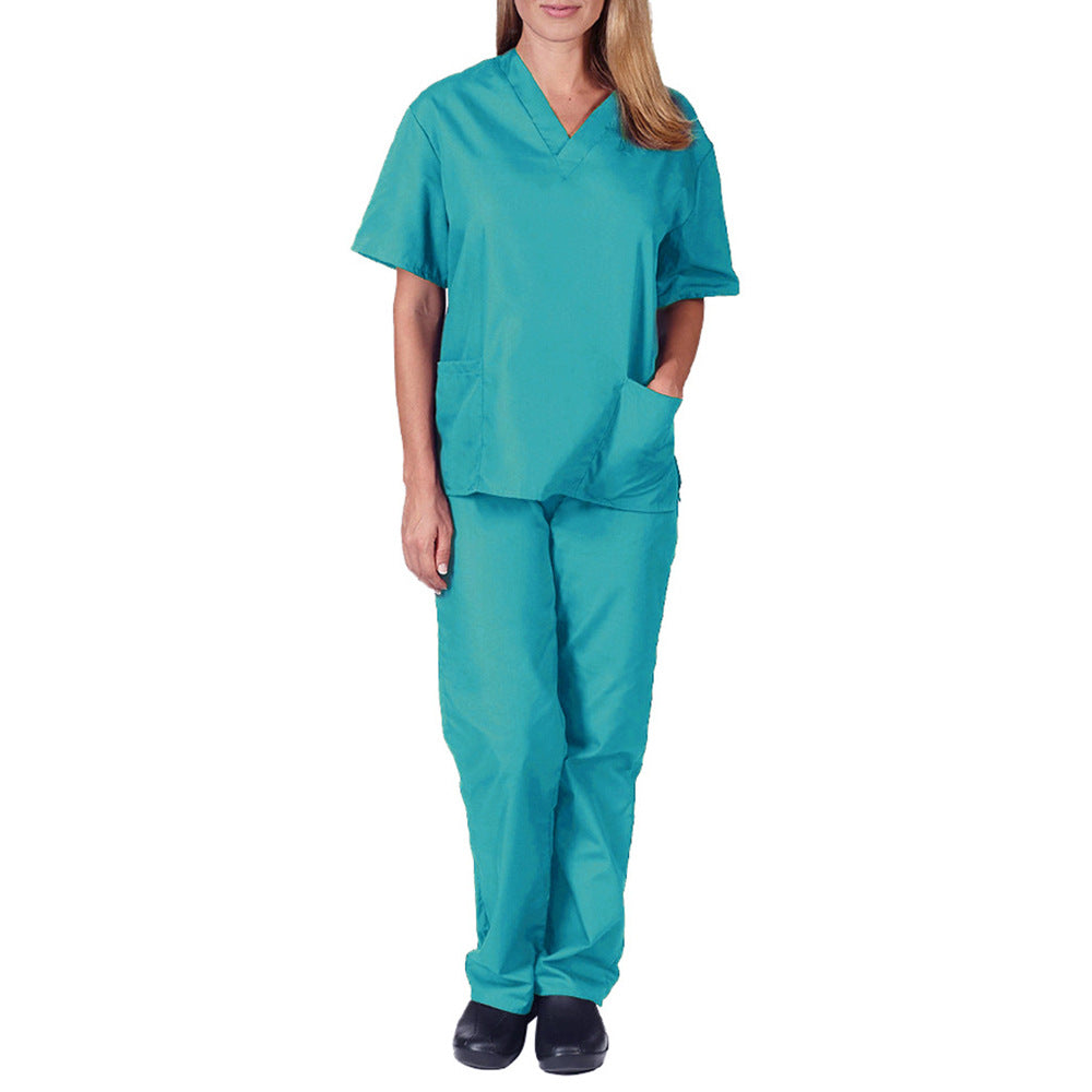 Cotton Nursing Scrubs Set for Women Surgical Medical Scrub Suit