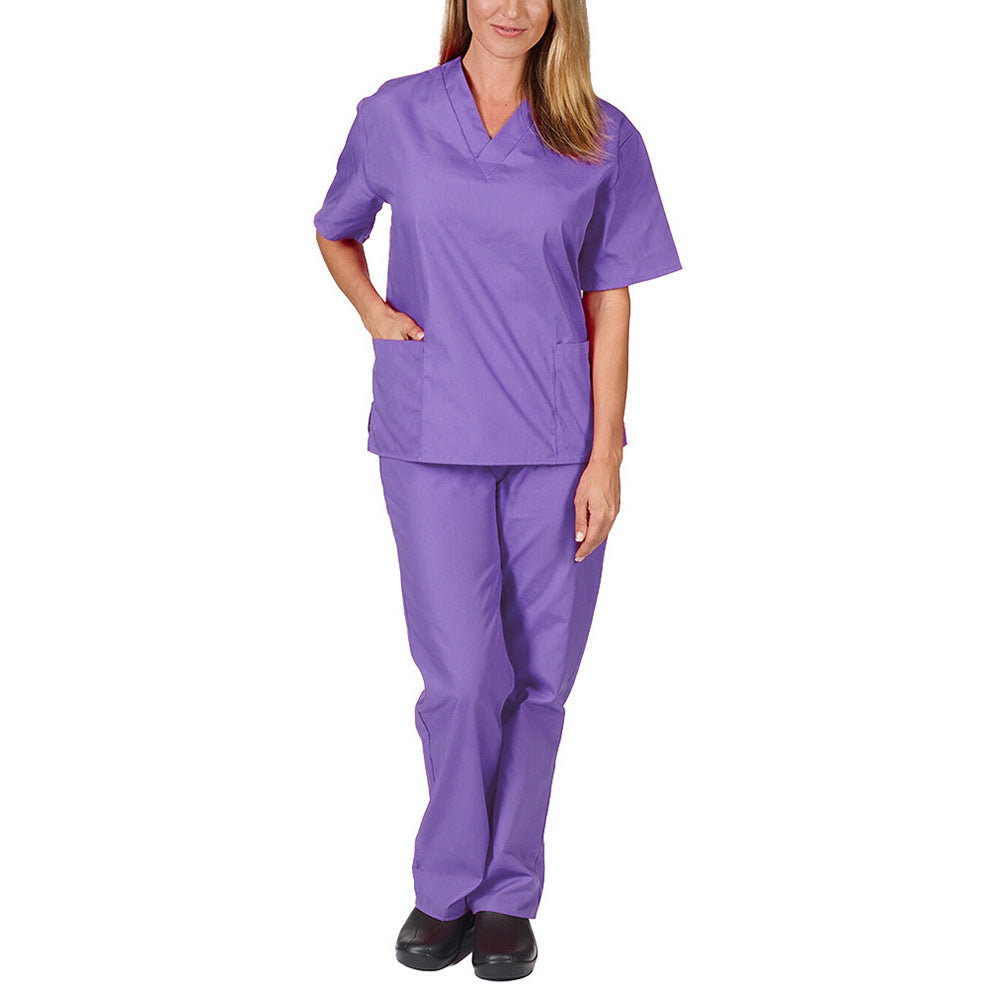 Cotton Nursing Scrubs Set for Women Surgical Medical Scrub Suit