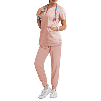 Women's Scrubs with Multiple Pockets