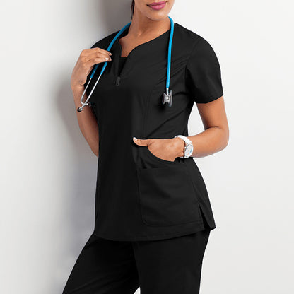 Women's Scrubs with Multiple Pockets