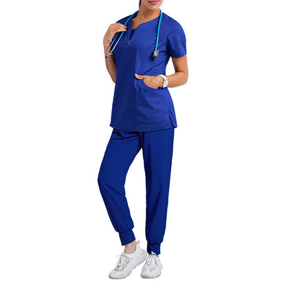 Women's Scrubs with Multiple Pockets