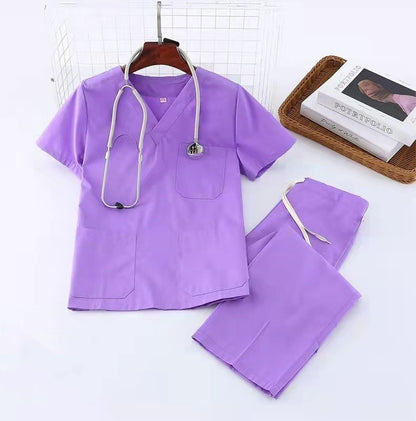 Cotton Scrubs Set for Vet, Nursing, Dentist, Clinic