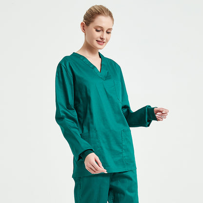 Cotton & Polyester Nursing Scrubs Set Machine & Hand Washable