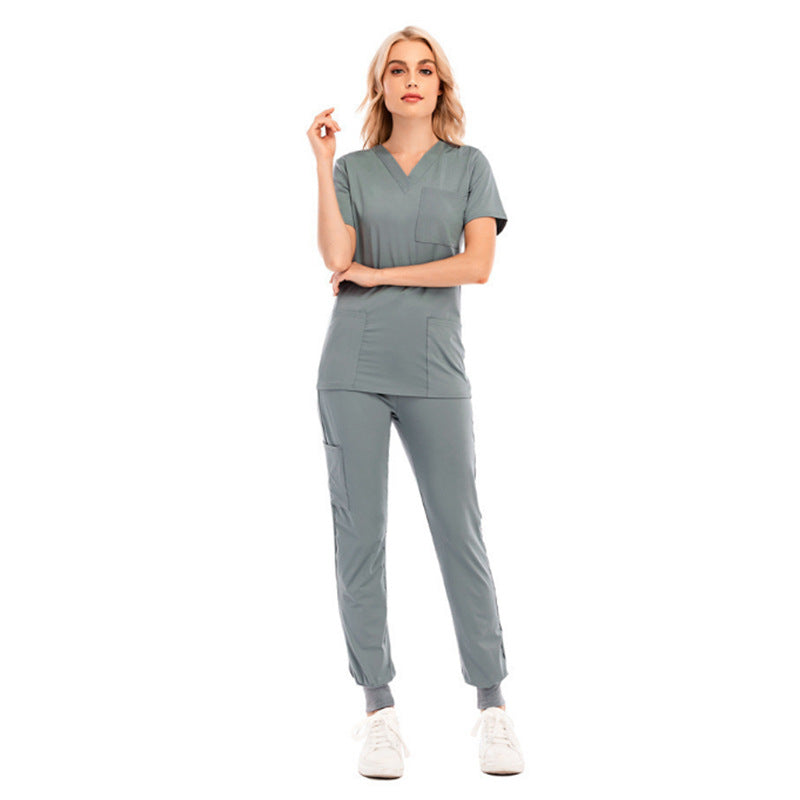 Women's Scrubs Set with Pockets on Top and Pant