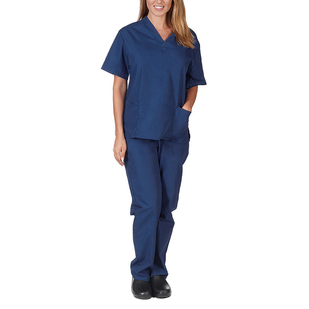 Cotton Nursing Scrubs Set for Women Surgical Medical Scrub Suit