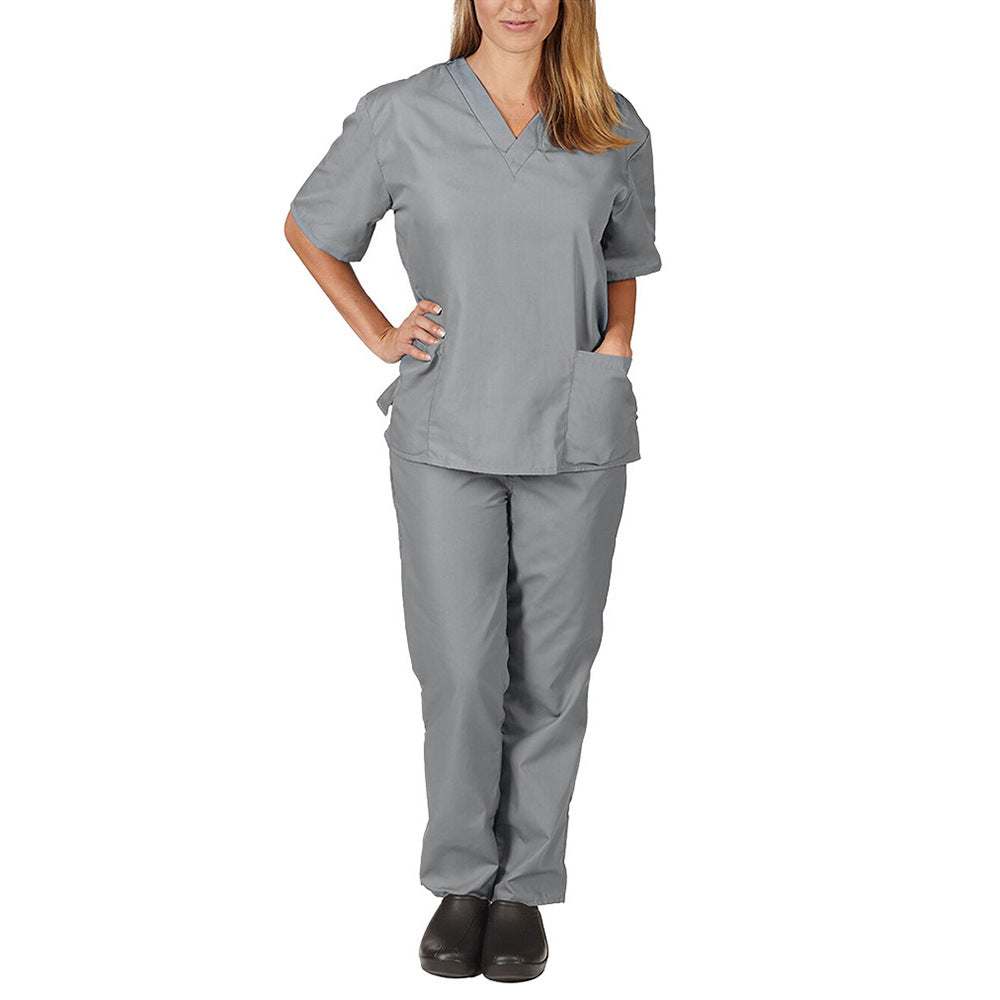 Cotton Nursing Scrubs Set for Women Surgical Medical Scrub Suit